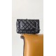 CHANEL WOC Wallet On Chain Caviar Black with Silver Hardware