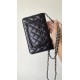 CHANEL WOC Wallet On Chain Caviar Black with Silver Hardware