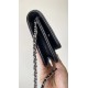 CHANEL WOC Wallet On Chain Caviar Black with Silver Hardware