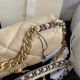 CHANEL 19 Medium Beige