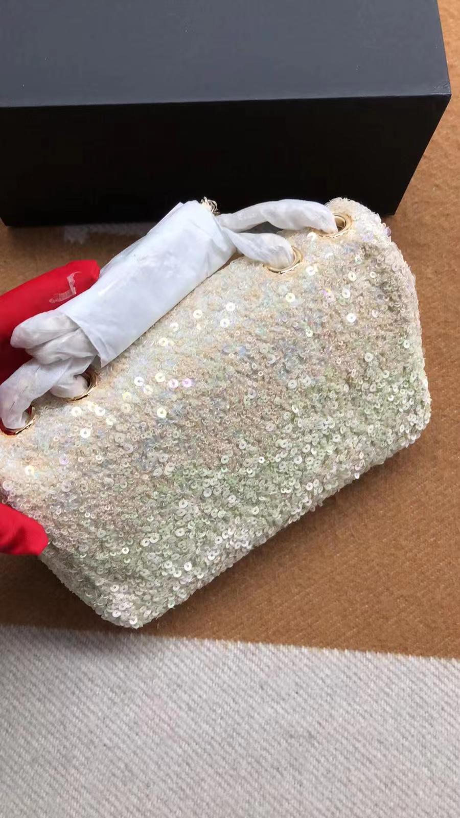 CHANEL SEQUIN MINI RECTANGLE BAG