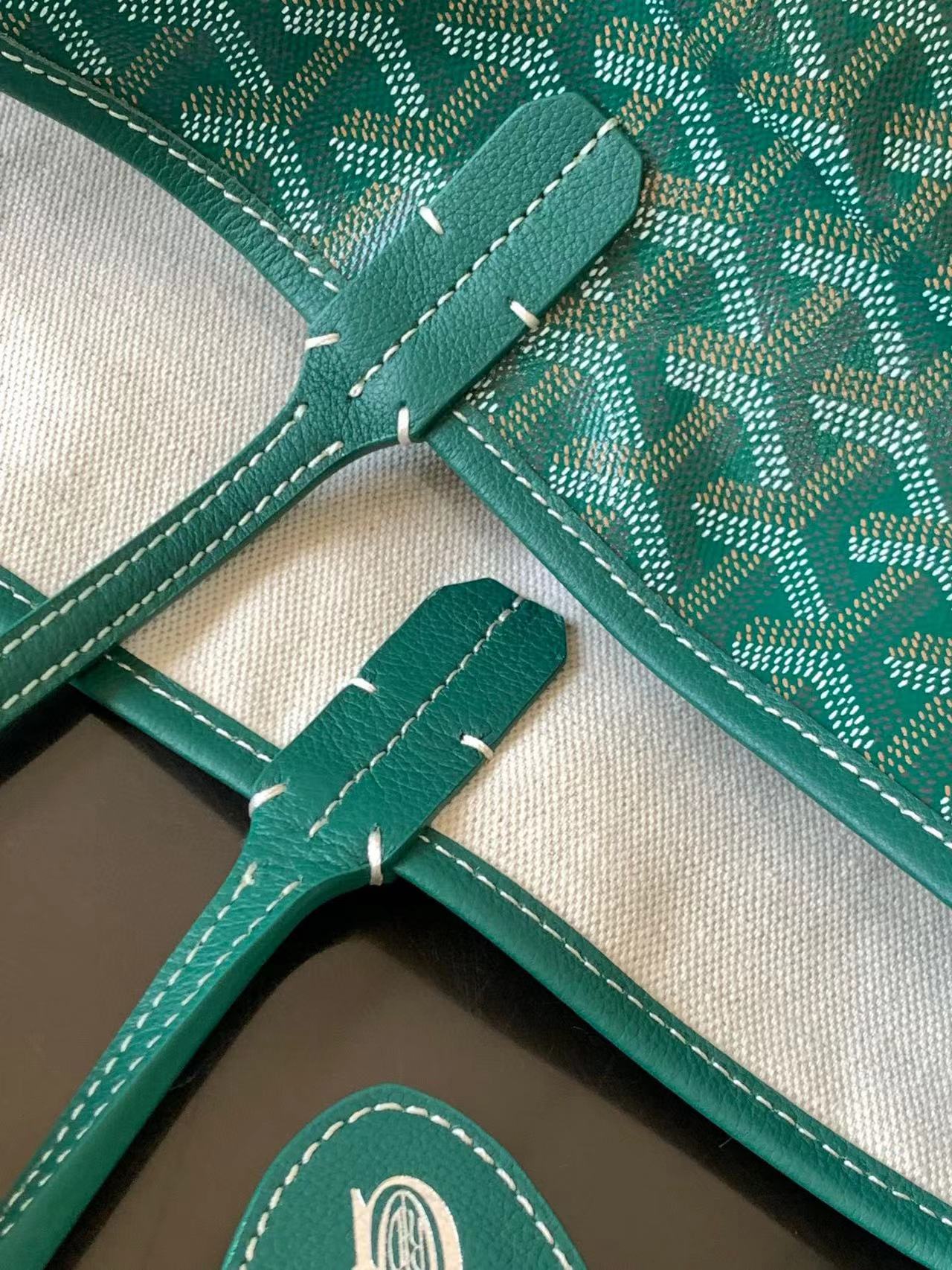 Goyard Saint Louis Green-PM size (28cmX15cmX34cm)