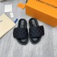 Louis Vuitton Slippers in Black 