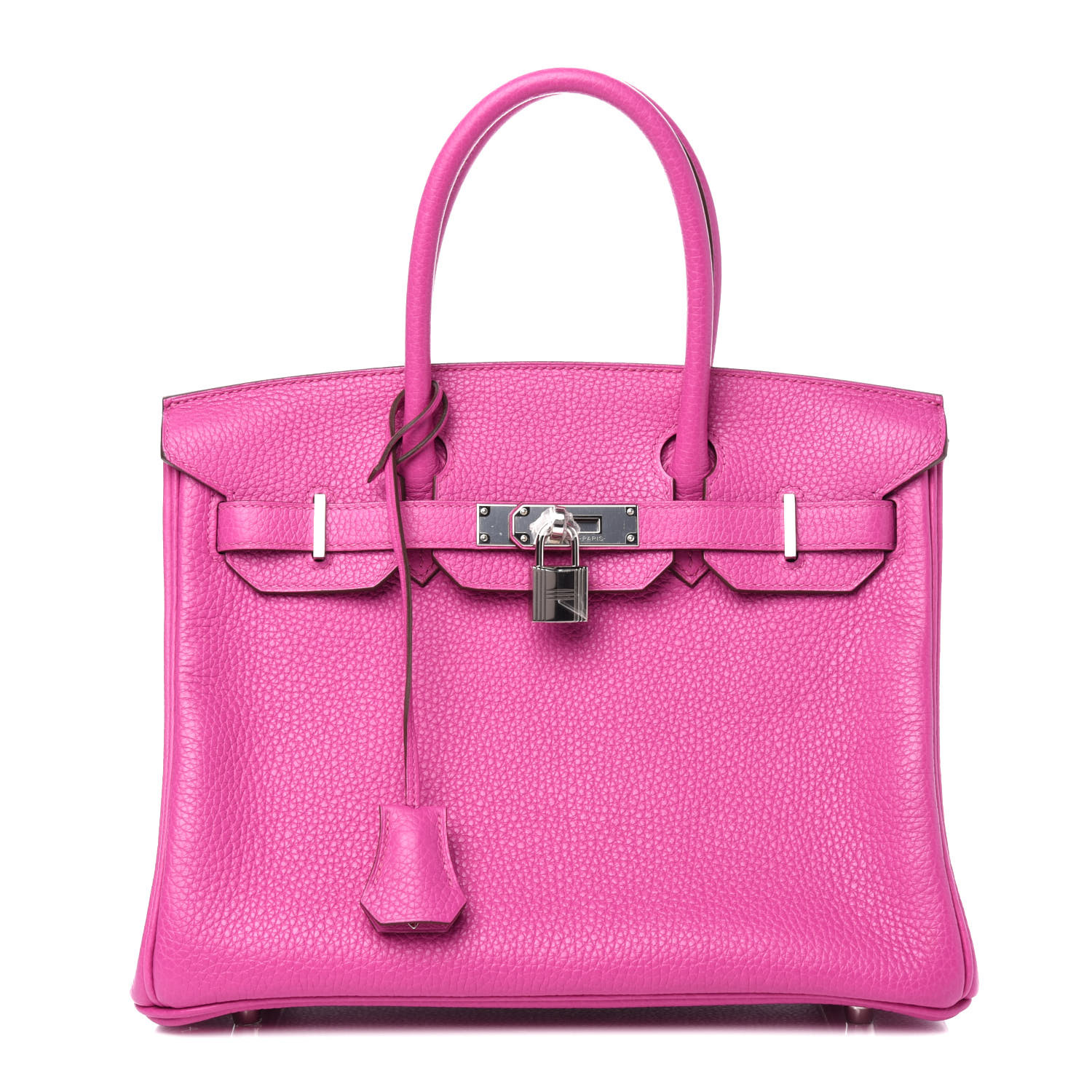 HERMES Taurillon Clemence Birkin 30 bag gnolia 