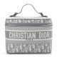 DIOR Oblique Vanity Bag Grey