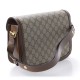 GUCCI GG Supreme Monogram 1955 Horsebit Shoulder Bag Brown