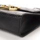 GUCCI GG ssima Small Padlock Shoulder Bag Black