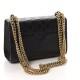 GUCCI GG ssima Small Padlock Shoulder Bag Black