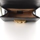 GUCCI GG ssima Small Padlock Shoulder Bag Black