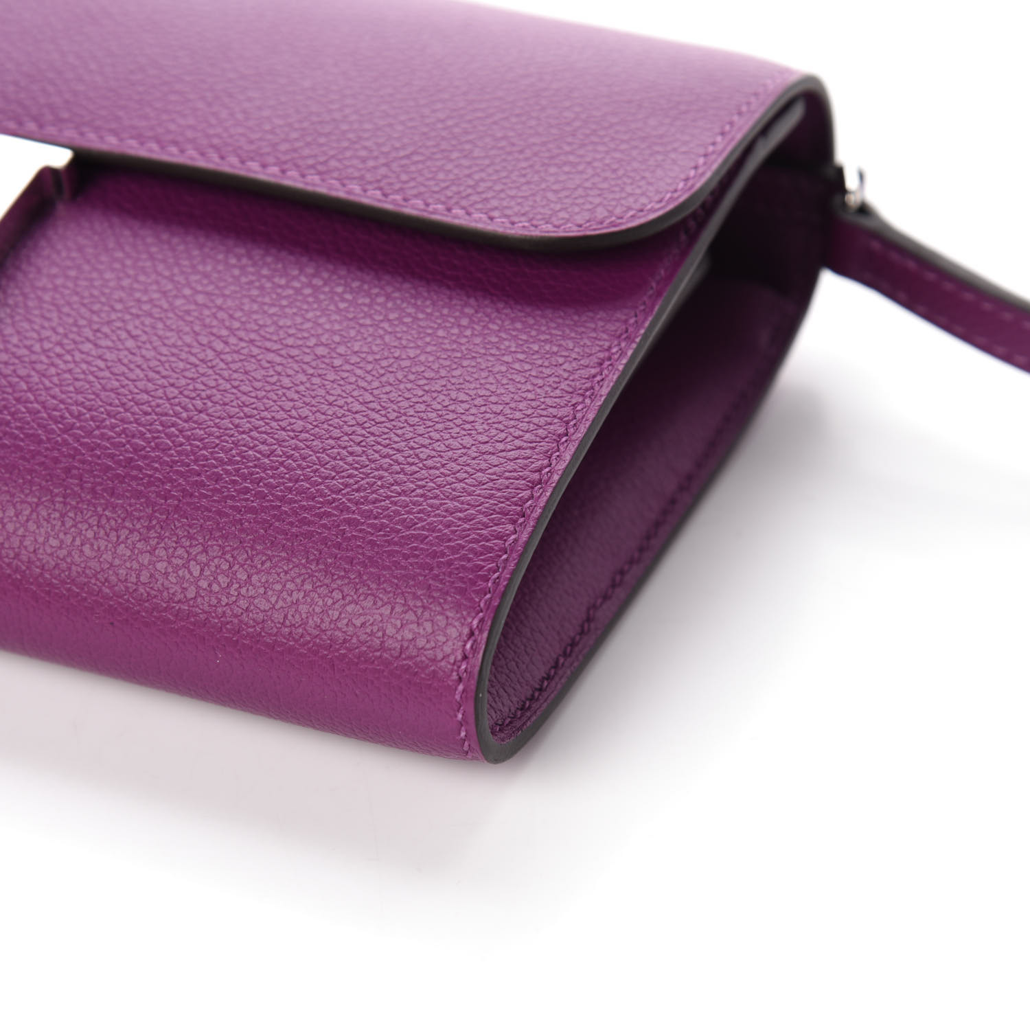 HERMES Evercolor Constance Wallet To Go Anemone