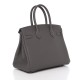 HERMES Togo Birkin 25 Etain