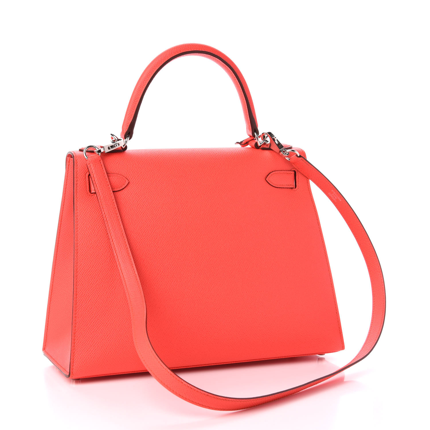 HERMES Epsom Kelly 30 Sellier Rose Texas