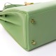 HERMES Evercolor Kelly 30 Retourne Vert Criquet