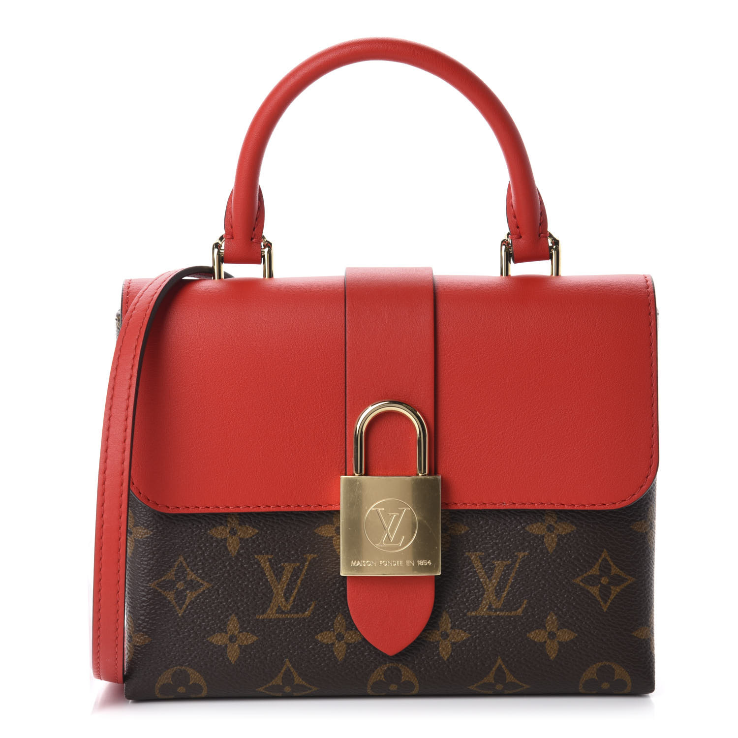 LOUIS VUITTON LOCKY BB HANDBAG M44322 (21X17X8cm)