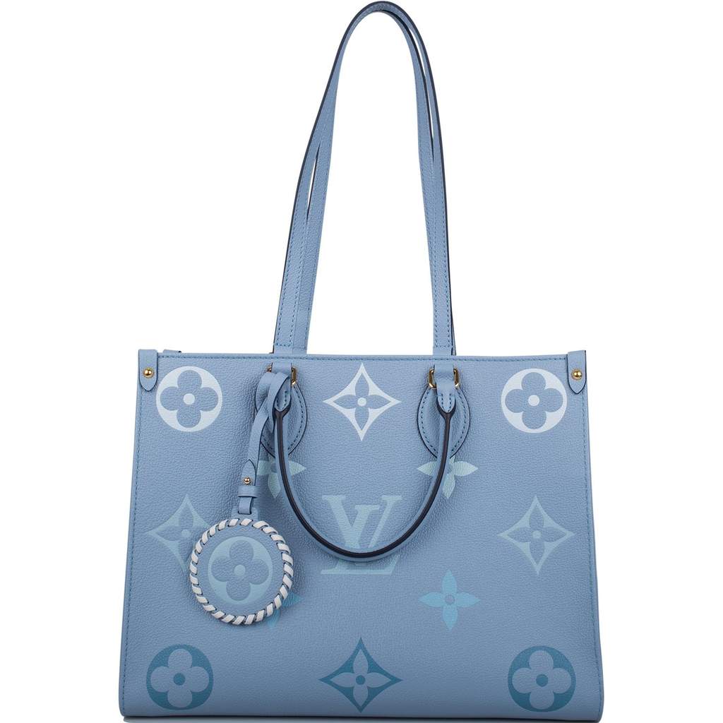 Louis Vuitton Summer Blue By The Pool Empreinte Giant Monogram OnTheGo MM