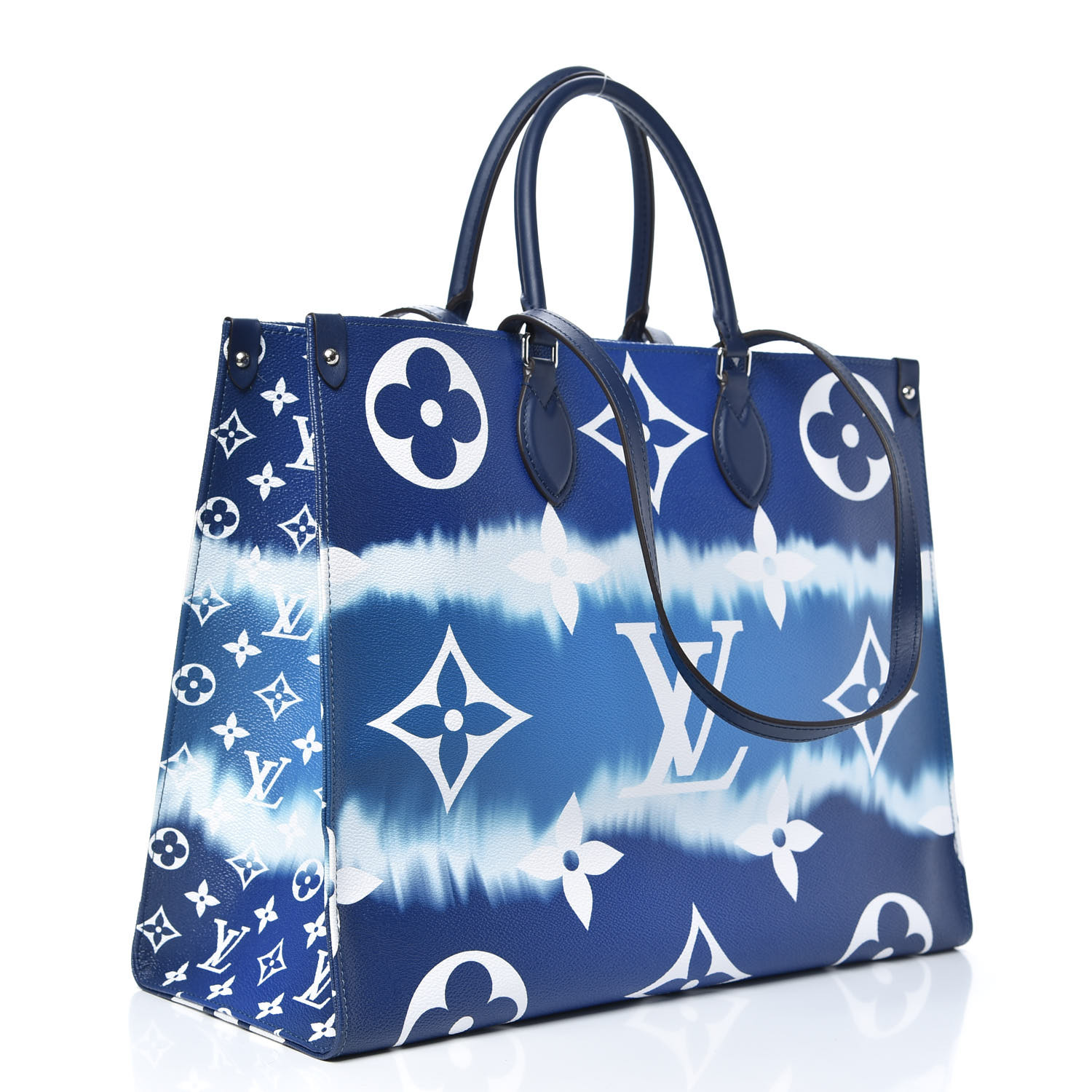 LOUIS VUITTON Monogram Escale Onthego GM Blue