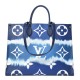 LOUIS VUITTON Monogram Escale Onthego GM Blue