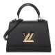 LOUIS VUITTON Taurillon Twist One Handle PM Black M57093 (25x17x11cm)