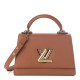 LOUIS VUITTON Taurillon Twist One Handle PM Caramel M57093 (25x17x11cm)