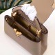 LOUIS VUITTON Taurillon Capucines BB Galet