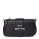 PRADA City Calfskin Saffiano Mini Sidonie Shoulder Bag Black